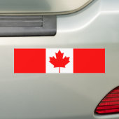 Canada - Canadese vlag Bumpersticker (Op auto)