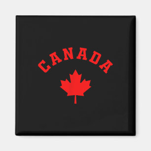 Canada Canadese vlag esdoornblad wandelen skien Magneet