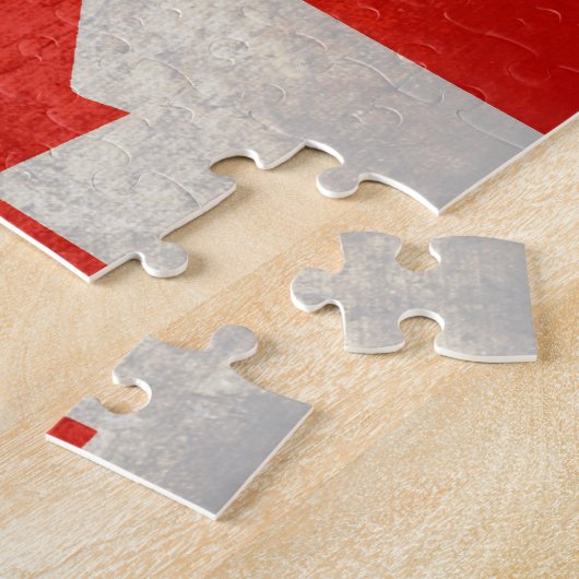 Canada; Canadese vlag Legpuzzel (Zijkant)