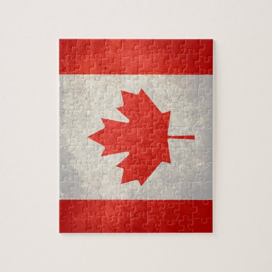 Canada; Canadese vlag Legpuzzel (Verticaal)