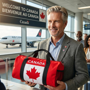 CANADA. Canadese vlag. Patriotisch.  Plunjezak