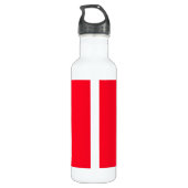 CANADA. Canadese vlag. Patriotisch. Waterfles Waterfles (Achterkant)