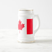 CANADA. Canadese vlag. Patriottisch.  Bierpul (Voorkant rechts)