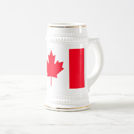 CANADA. Canadese vlag. Patriottisch.  Bierpul