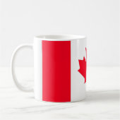 CANADA. Canadese vlag. Patriottisch. Koffiekop Koffiemok (Links)