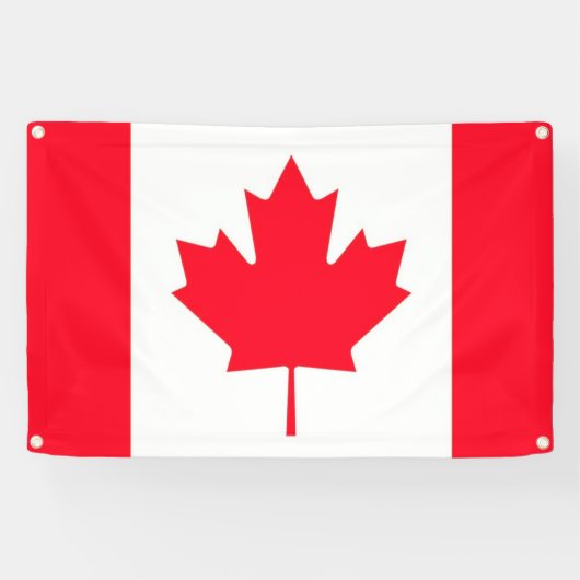 CANADA. Canadese vlag. Patriottische banner (Horizontaal)