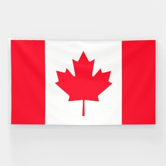 CANADA. Canadese vlag. Patriottische Extra Groot Spandoek (Horizontaal)