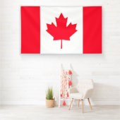 CANADA. Canadese vlag. Patriottische Extra Groot Spandoek (Insitu)