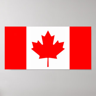 Canada - Canadese vlag Poster