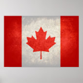 Canada; Canadese vlag Poster (Voorkant)
