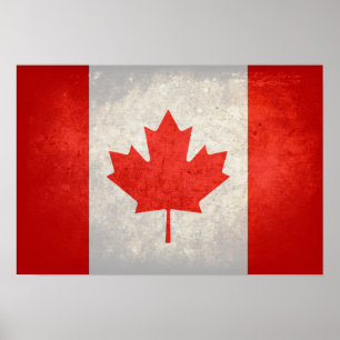 Canada; Canadese vlag Poster