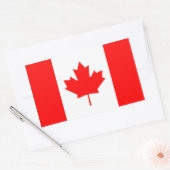 Canada/Canadese vlag Rechthoekige Sticker (Envelop)