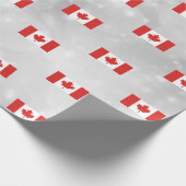 Canada Canadese vlag Red Maple Leaf Cadeaupapier (Hoek)