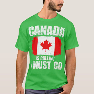 Canada Canadese Vlag Reizen T-shirt