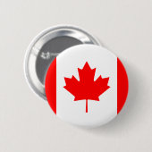 Canada - Canadese vlag Ronde Button 5,7 Cm (Voorkant /achterkant)