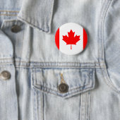 Canada - Canadese vlag Ronde Button 5,7 Cm (In situ)