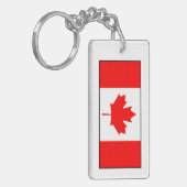 Canada - Canadese vlag Sleutelhanger (Voorkant Links)