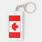 Canada - Canadese vlag Sleutelhanger (achterkant)