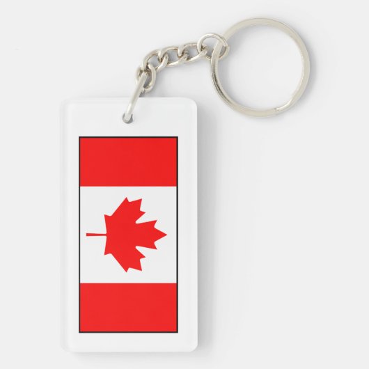 Canada - Canadese vlag Sleutelhanger (achterkant)