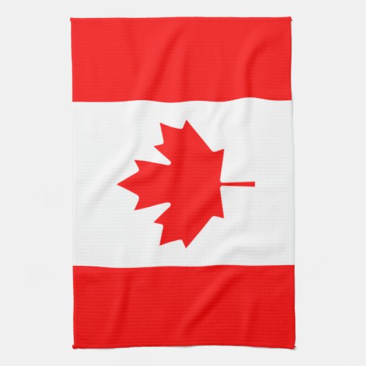 Canada - Canadese vlag Theedoek (Verticaal)