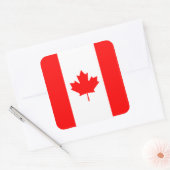 Canada/Canadese vlag Vierkante Sticker (Envelop)