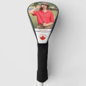 Canada Canadese Vlaggennaam Foto Afbeelding Golfheadcover (Voorkant)