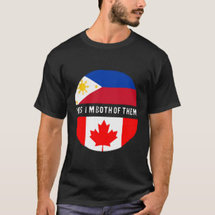 Canada Canadezen Filippijnen Filippijns gemengd DN T-shirt