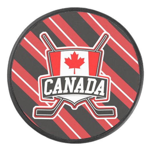 Canada Canadian Ice Hockey Team Puck (Voorkant)
