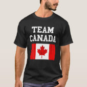 Canada Canadian Soccer Team Canadian Roots Canadia T-shirt (Voorkant)