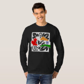 Canada Canadians India Indian Mixed DNA Flag T-shirt (Voorkant volledig)