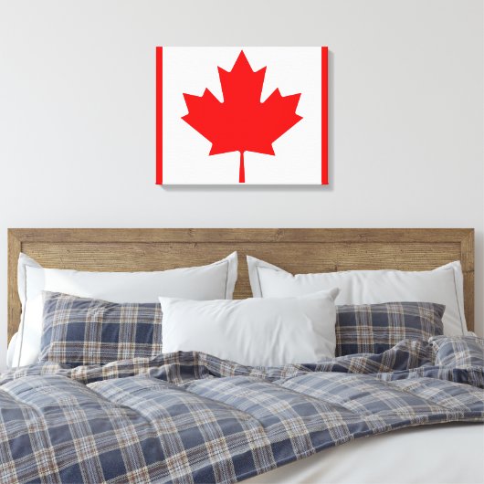 Canada Canvas Afdruk (Insitu (Slaapkamer))