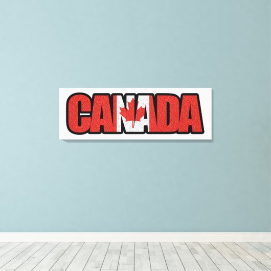 Canada Canvas Afdruk (Insitu (Houten vloer))