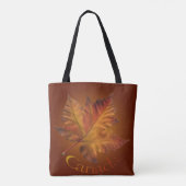 Canada Canvas tassen Gold Maple Leaf Souvenir Bags (Achterkant)