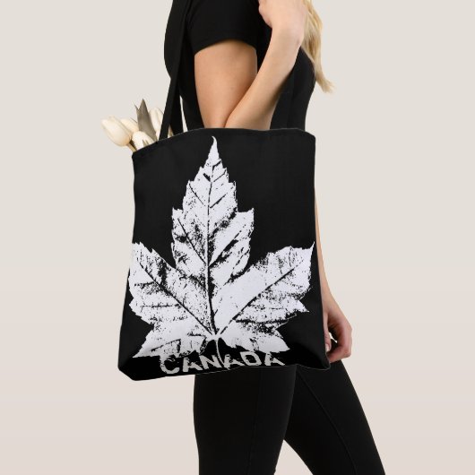 Canada Canvas tassen Retro Canada Maple Leaf Bags (Dichtbij)