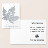 Canada Cards Canada Wenskaart Custom Silver Folie Kaarten (Display)