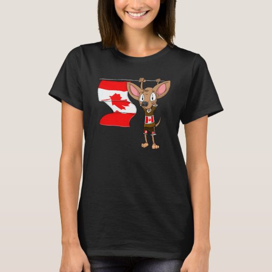 Canada Chihuahua T-shirt (Voorkant)