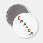 Canada Chili Peppers Magneet (Voorkant / Achterkant)