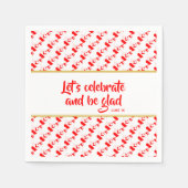 CANADA Christelijk papier voor aangepaste feestdag Servet (Voorkant)