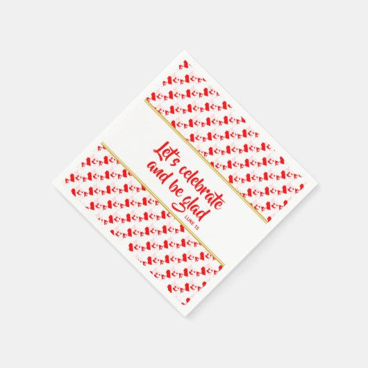 CANADA Christelijk papier voor aangepaste feestdag Servet (Hoek)