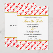 CANADA Christelijk Speciale Evenement Trouwfeest Save The Date (Voorkant / Achterkant)