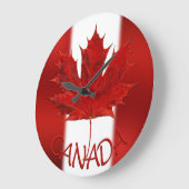 Canada Clock Canada Flag Souvenir Wall Clocks Gift Grote Klok (Hoek)