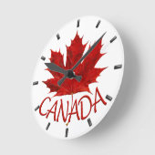 Canada Clock Canada Flag Souvenir Wall Clocks Gift Ronde Klok (Hoek)