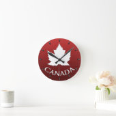 Canada Clock Canada Souvenir Wall Clocks aanpassen Ronde Klok (Huis)