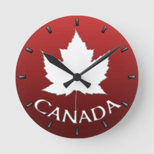 Canada Clock Canada Souvenir Wall Clocks aanpassen Ronde Klok