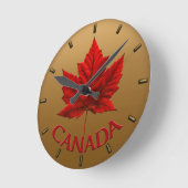 Canada Clock Canada Souvenir Wall Clocks aanpassen Ronde Klok (Hoek)