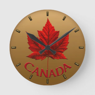Canada Clock Canada Souvenir Wall Clocks aanpassen Ronde Klok
