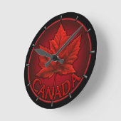 Canada Clock Canada Souvenir Wall Clocks & Gifts Ronde Klok (Hoek)