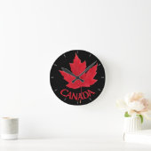 Canada Clock Canada Souvenir Wall Clocks & Gifts Ronde Klok (Huis)