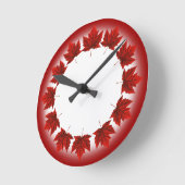 Canada Clock Canada Souvenir Wall Clocks & Gifts Ronde Klok (Hoek)