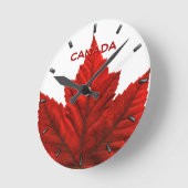 Canada Clock Canada Souvenir Wall Clocks & Gifts Ronde Klok (Hoek)